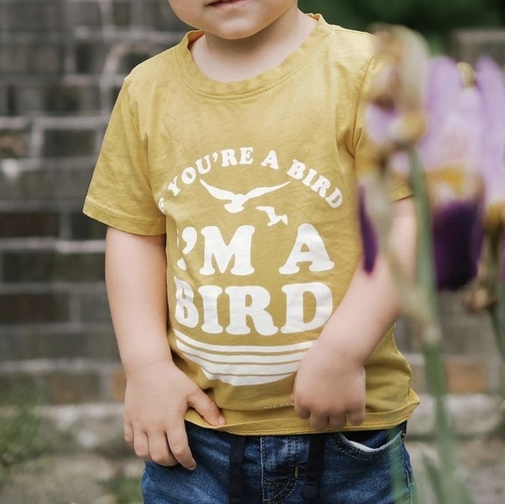 The good kid "if you're a bird I'm a bird" tee 2t